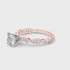 Vintage Round with Marquise Alternating Band