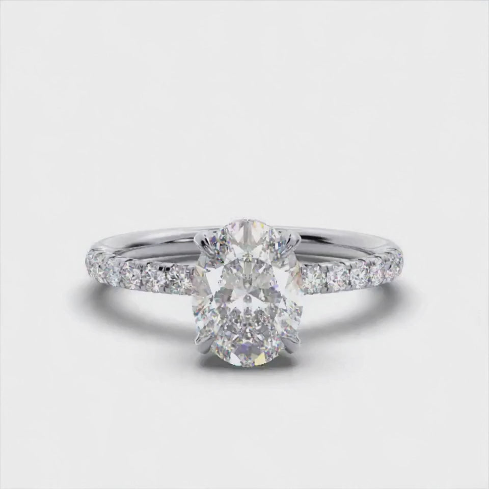 Oval Hidden Halo