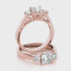 Princess 3 Stone with Rounds