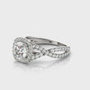 Round Infinity Halo RIng