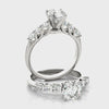 Round with 6 Stone Prong Set Band
