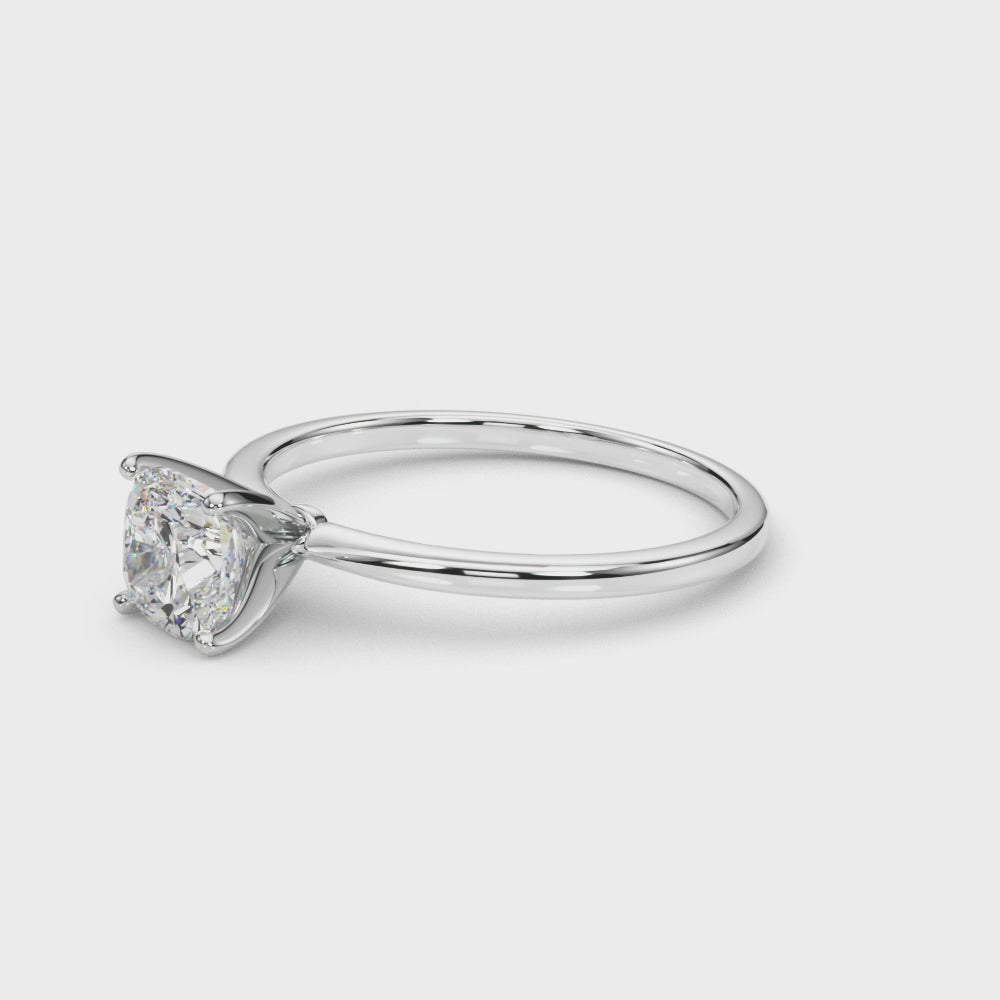 Cushion Cathedral Solitaire