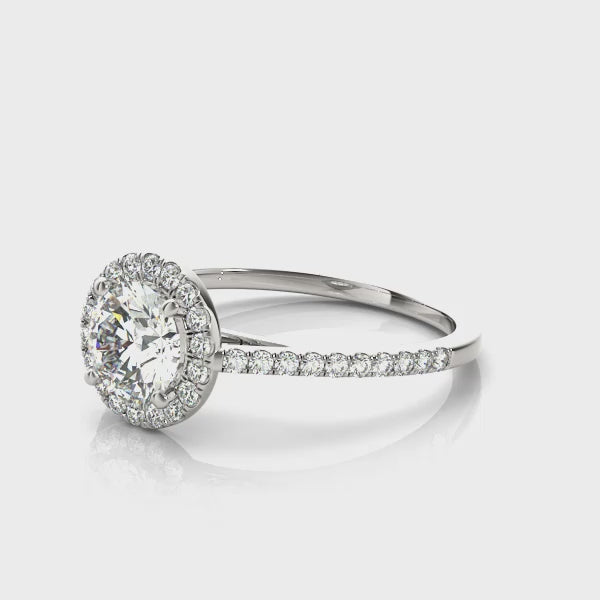Classic Round Halo