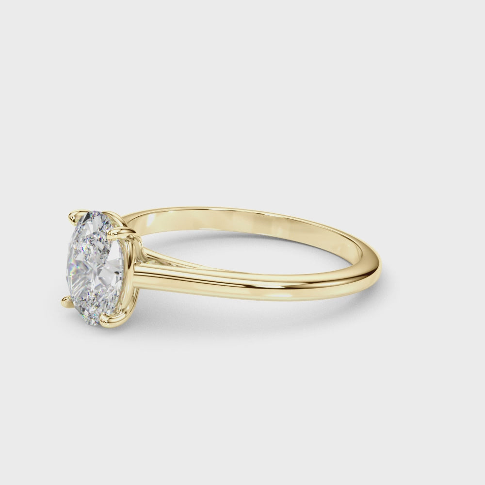 Classic Oval Solitaire