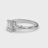Emerald with Baguette Accent Ring