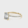Emerald Pave Hidden Halo