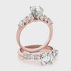Round with 6 Stone Prong Set Band