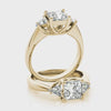 Princess 3 Stone with Trillions