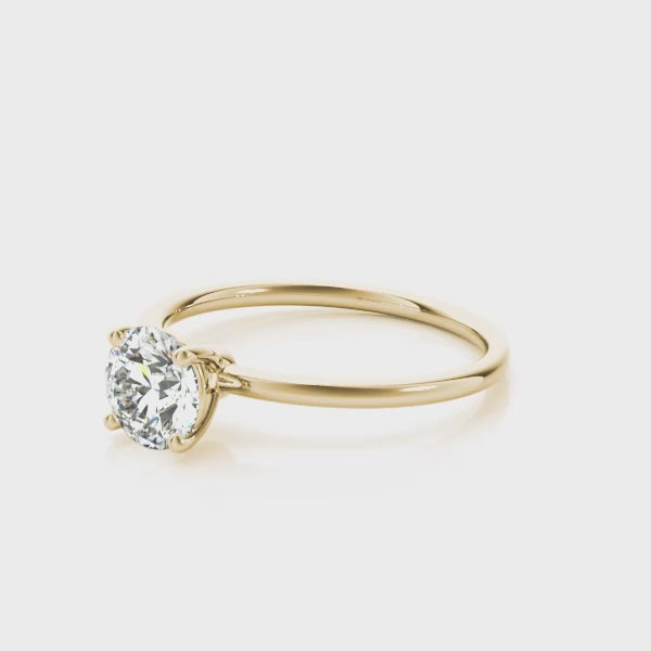 Sleek Round Solitaire
