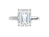 Radiant Solitaire with Hidden Halo