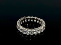 Oval Eternity Band
