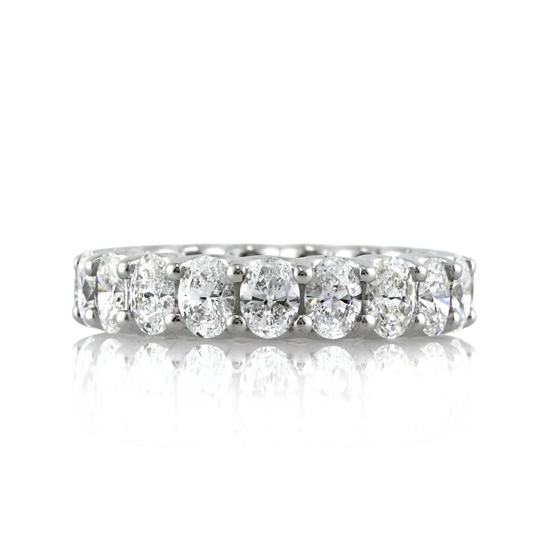 Oval Eternity Band