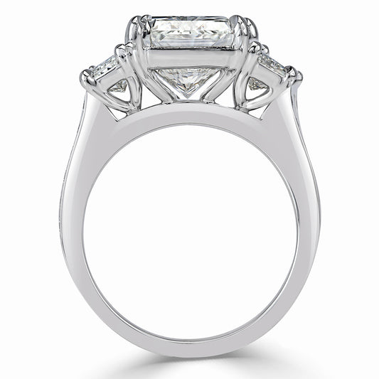 Radiant 3 Stone Trellis Ring