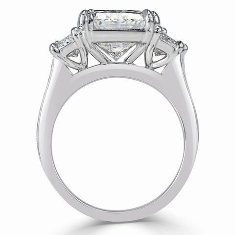 Radiant 3 Stone Trellis Ring