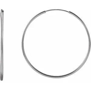 30 mm Flexible Endless Huggie Earrings
