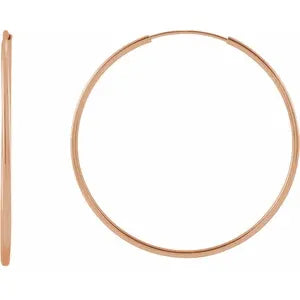 30 mm Flexible Endless Huggie Earrings