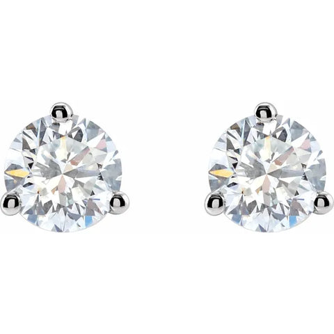 1 CTW Lab-Grown Diamond Stud Earrings