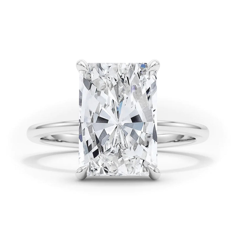 Sleek Radiant Solitaire