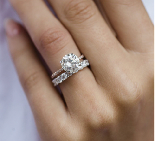 Brilliant Eternity Band 3mm Luxe Gemmes