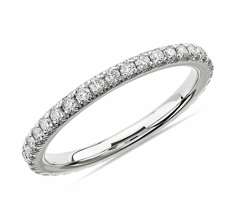 Full Pave Band Eternity Ring