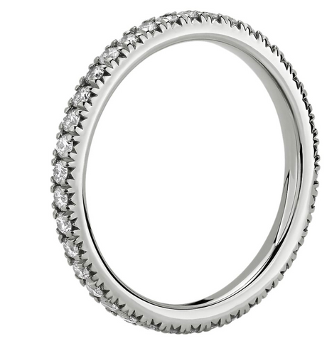 Full Pave Band Eternity Ring