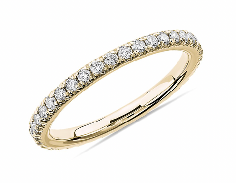 Full Pave Band Eternity Ring